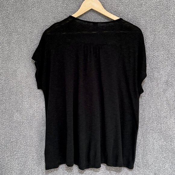 GAP Soft Slub Tie-Neck Top - Picture 4 of 5